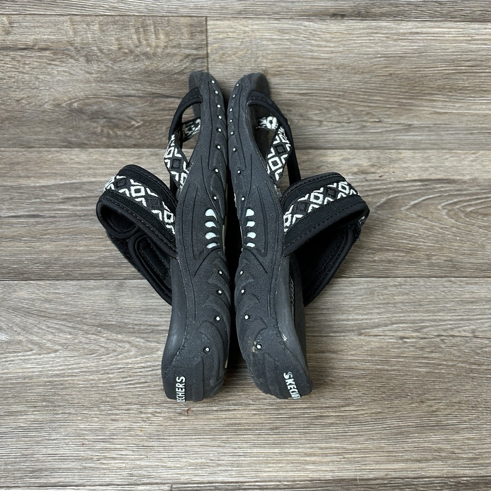 Skechers Reggae Sport Sandals Womens 9 Black Strappy Activewear Hiking Outdoor - Picture 5 of 8